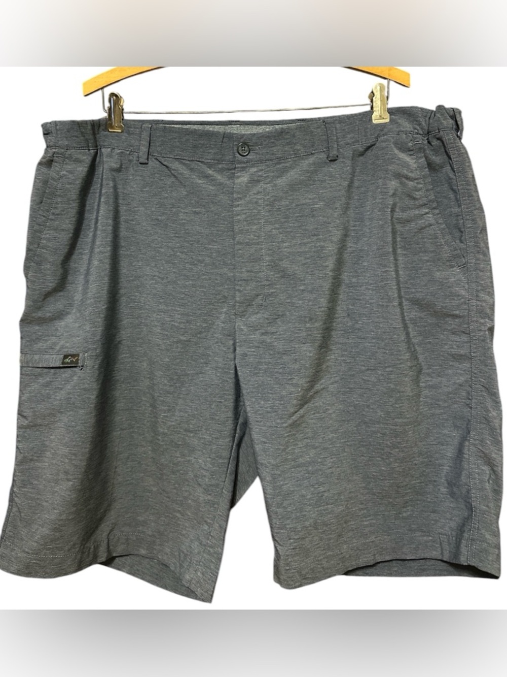 Men's Greg Norman Gray Performance Shorts SZ 40